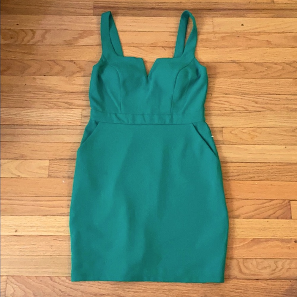 City Studio Green Dress Size 9